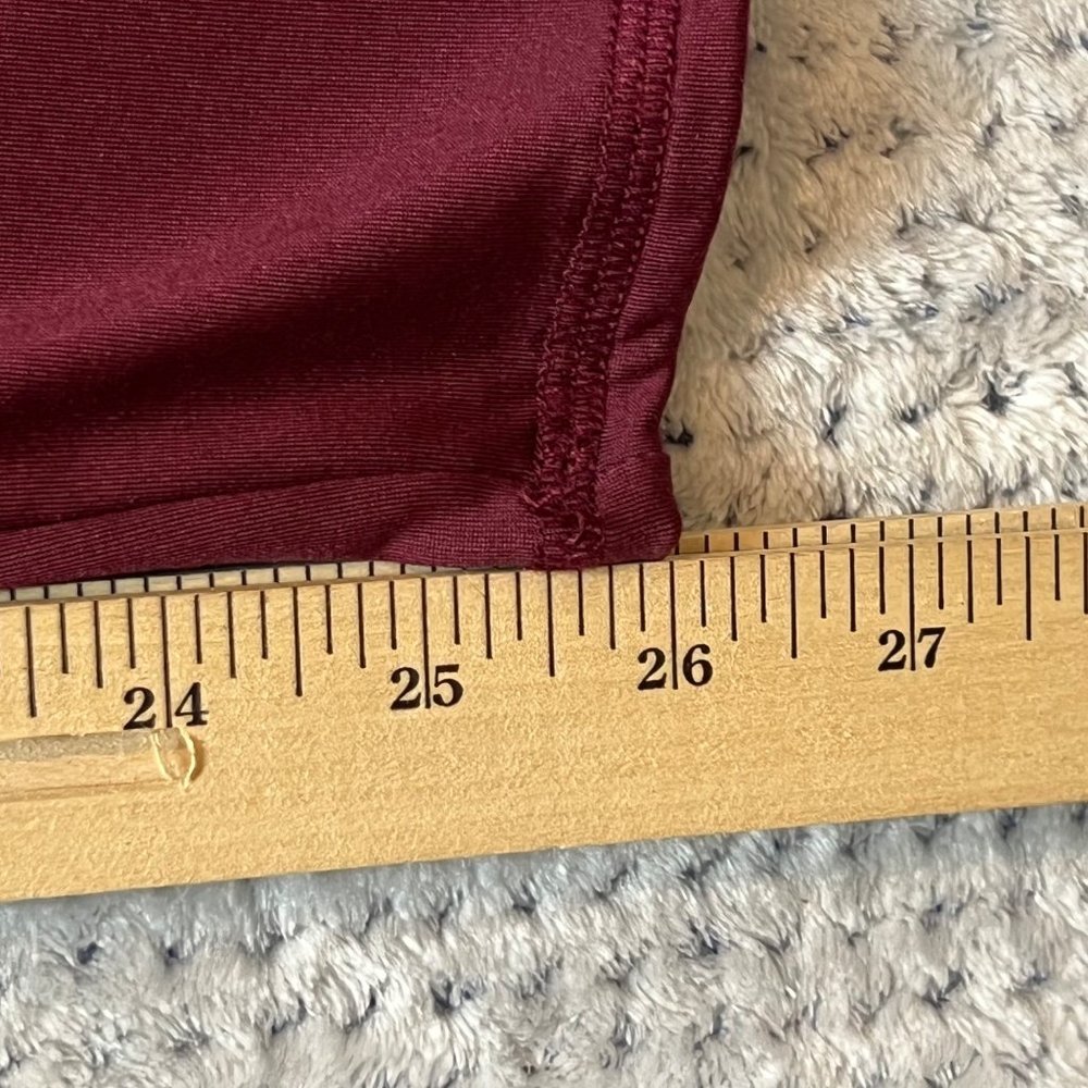 Lucky Brand Burgundy Leggings Size XL - Picture 11 of 12